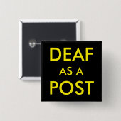 TAUB ALS POSTEN-KNOPF BUTTON (Vorne & Hinten)