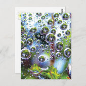 Taub tropft kaskadiert in Himmel, mesmerisierend b Postkarte (Vorne/Hinten)