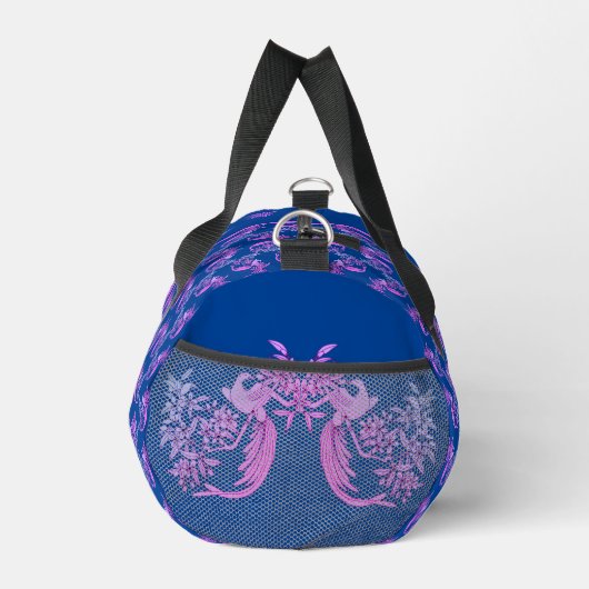 Taube auf Branch Bird Motif Art Personalisiert Duffle Bag (Rechts)