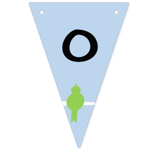 Taube auf Branch Celebration Wimpelkette (Zweite Fahne)