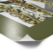 Taube auf der Eisenbahn in der Altstadt von San Ju Fotodruck (Ecke)