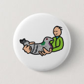 Taube Behaltend Button (Vorderseite)