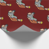 Taube Behaltend Geschenkpapier (Ecke)