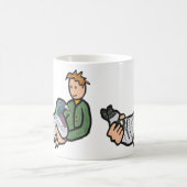 Taube Behaltend Kaffeetasse (Mittel)