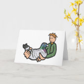 Taube Behaltend Karte (Gelbe Blume)