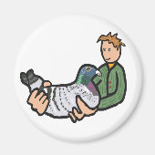 Taube Behaltend Magnet (Vorne)