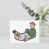 Taube Behaltend Postkarte (Stehend Vorderseite)