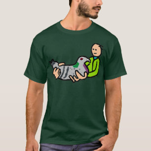 Taube Behaltend T-Shirt