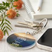 Taube Bewusstsein Inspiration Schlüsselanhänger (Vorderseite rechts)