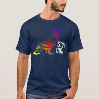 Taube Bleibe Coo Züchter Taube Racing Geschenk T-Shirt