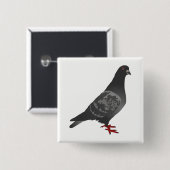 Taube Button (Vorne & Hinten)