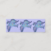 Taube der FriedensVisitenkarten Mini Visitenkarte (Rückseite)