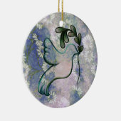 Taube der Hoffnung und des Friedens Keramik Ornament (Rechts)