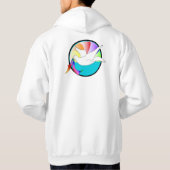 Taube der Liebe (LGBTIQ) Hoodie (Rückseite)