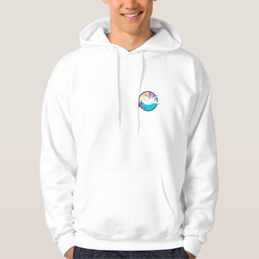 Taube der Liebe (LGBTIQ) Hoodie (Vorderseite)