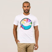 Taube der Liebe (LGBTIQ) T-Shirt (Vorne ganz)