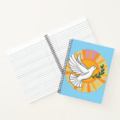 Taube des Friedens | Christliches Glaubensjournal Notizblock (Innenseite)