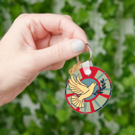 Taube des Friedens | Christliches Glaubensjournal Schlüsselanhänger