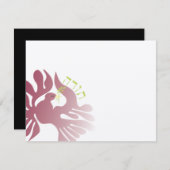 Taube des Friedens danken Ihnen zu kardieren Dankeskarte (Vorne/Hinten)