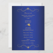 Taube des Friedens Einladung (Rückseite)