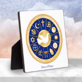 Taube des Friedens Fotoplatte