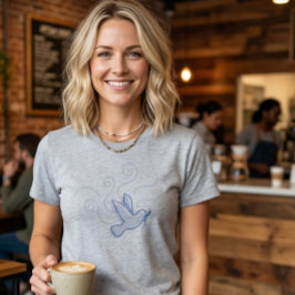 Taube des Friedens. Frieden. T-Shirt