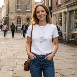 Taube des Friedens. Frieden. T-Shirt