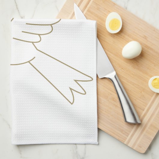 Taube des Friedens Handtuch (Viertel Falte)