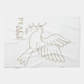Taube des Friedens Handtuch (Horizontal)