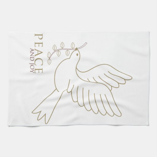 Taube des Friedens Handtuch (Horizontal)