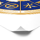 Taube des Friedens Inspiration Fotodruck (Ecke)