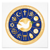 Taube des Friedens Inspiration Fotodruck (Vorne)