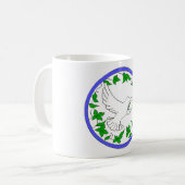 Taube des Friedens Kaffeetasse (Vorderseite Links)