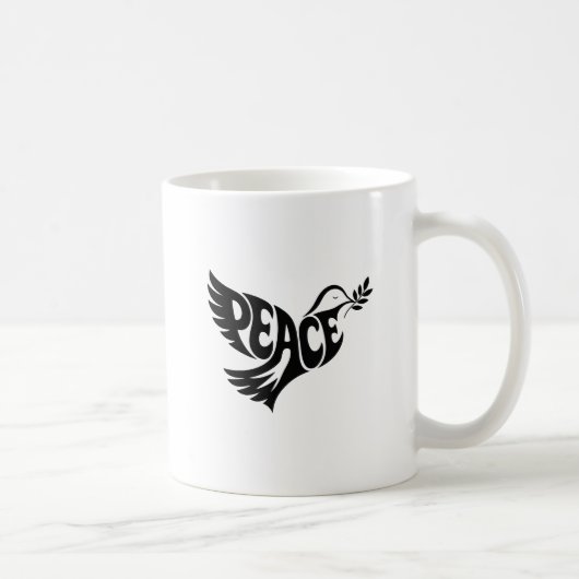 Taube des Friedens Kaffeetasse (Rechts)