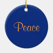 Taube des Friedens Keramikornament (Hinten)