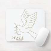Taube des Friedens Mousepad (Mit Mouse)