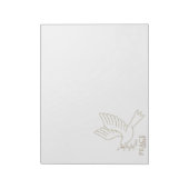 Taube des Friedens Notizblock (Rotiert)