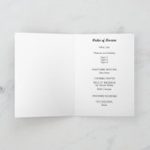 Taube des Friedens personalisierter Schriftvers Programm (Innenseite)