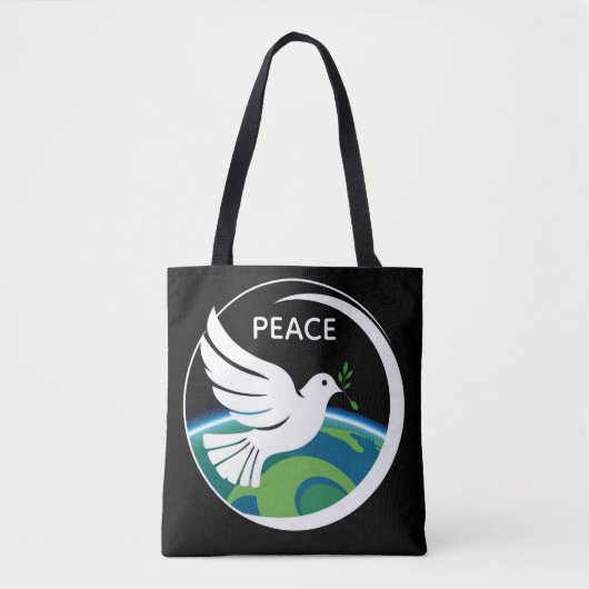 TAUBE DES FRIEDENS TASCHE (Vorderseite)