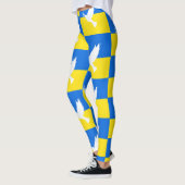Taube des Friedens - ukrainische Flagge - Frieden Leggings (Links)