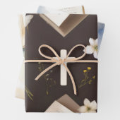 Taube des Friedens und Cross Grace Geschenkpapier Set (Beispiel)