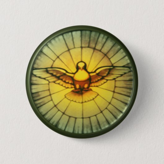Taube des Heiligen Geistes Button (Vorderseite)