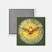 Taube des Heiligen Geistes Magnet (Vorderseite/Rückseite)