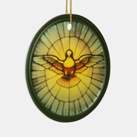 Taube des Heiliger Geist Keramikornament (Rechts)