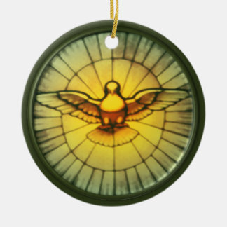 Taube des Heiliger Geist Keramikornament