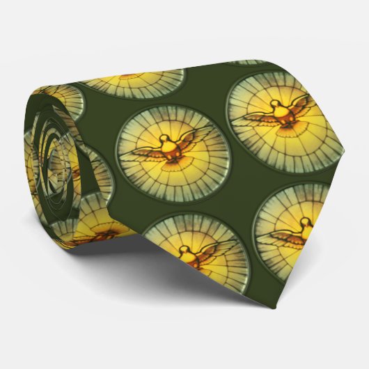 Taube des Heiliger Geist Krawatte (Gerollt)