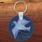 Taube des Schlüsselanhängers Schlüsselanhänger (Vorderseite)