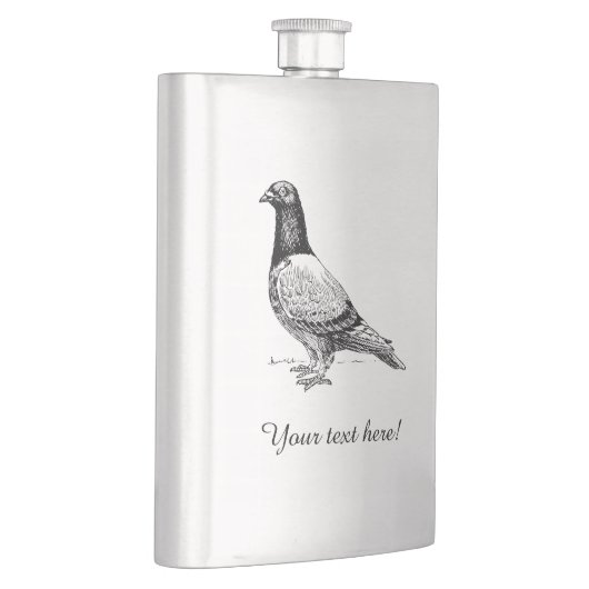 Taube Flachmann (Rechts)