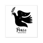 Taube Frieden für die Welt Permastempel (Design)