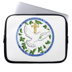 Taube Friedensware Laptopschutzhülle
